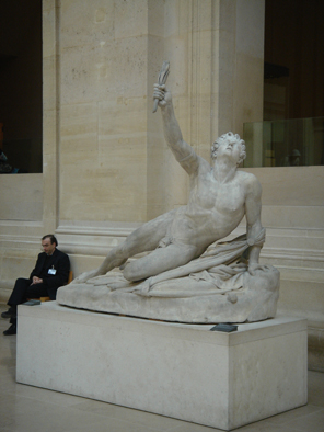 Cortot au Louvre, Le Soldat de Marathon annonçant la victoire (1822)